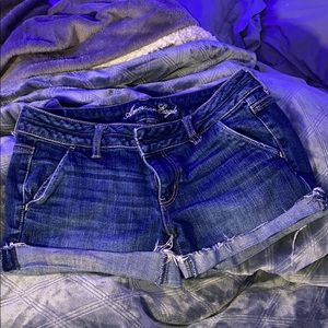American eagle stretchy jean shorts